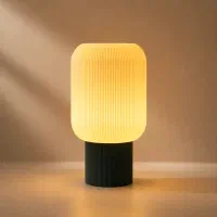 آباژور مدرن لومینا (Lumina) رنگ کرمی + همراه لامپ