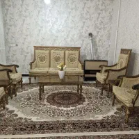 مبلمان کلاسیک ۹نفره بدون هیچ عیب و نقصی|مبلمان خانگی و میز عسلی|تاکستان, |دیوار