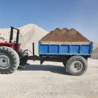 حمل بار مصالح شن ماسه قلوه بیس مخلوط.نخاله باکارگر