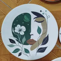 بشقاب دیوارکوب سفالی|صنایع دستی و سایر لوازم تزئینی|تهران, مختاری|دیوار