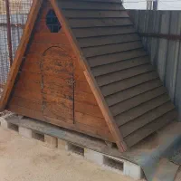 کلبه لانه خونه چوبی سگ