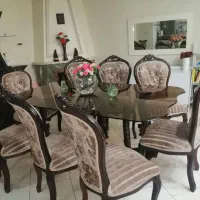 مبل و ناهار خوری استیل کلاسیک|مبلمان خانگی و میز عسلی|کرج, فاز ۴ مهرشهر|دیوار