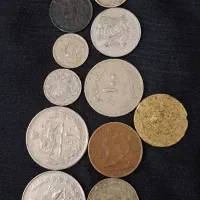 سکه قدیمی|کلکسیون سکه، تمبر، اسکناس|فومن, |دیوار