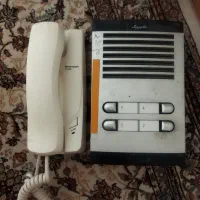 پنل ایفون چهار واخدی با یک عددگوشی سالم