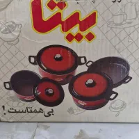 سرویس ۸پارچه تفلون بیتا|ظروف پختوپز|ری, شهید بهشتی|دیوار