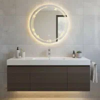 آینه بک لایت.( سنسور مجاورتی ولمسی)|آینه|لنگرود, |دیوار