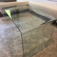 میزجلومبلی شیشه خم - ضدضربه + تولیدی