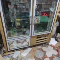 یخجال ایستاده ویترینی کاملا سالم به شرط