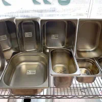 بنماری/ظرف استیل/ظرف تاپینگ/بن ماری/ سینی استیل