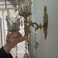 دیوارکوب برقی برنز|لوستر و چراغ آویز|کرمانشاه, |دیوار