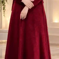 لباس مجلسی مخمل قرمز