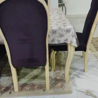 میز نهار خوری ۶نفره|میز و صندلی غذاخوری|رشت, باهنر|دیوار