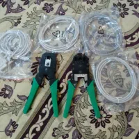 دو عدد اچار شبکه به همراه ۴ کابل شبکه