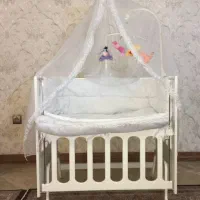 گهواره نوزاد کنار تخت مادر|تخت و صندلی بچه|تهران, سازمان برنامه جنوبی|دیوار