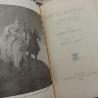 کتاب قدیمی the clansman چاپ ۱۹۰۵ میلادی|کتاب و مجله تاریخی|شیراز, دانشگاه شیراز|دیوار
