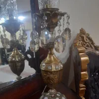 یک جفت شمعدونی برنز