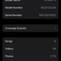 گوشی آیفون ۱۳ نرمال سفید