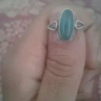 دوعددانگشترنقره قدیمی|بدلیجات|یزد, |دیوار