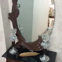 آینه وشمعدان نو|صنایع دستی و سایر لوازم تزئینی|همدان, |دیوار