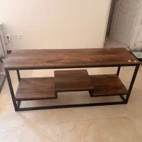 میز تی وی چوب و فلز