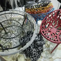 میز صندلی باغی و سایبان چتر