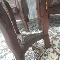 مبلمان ۷ نفره با چوب راش|مبلمان خانگی و میز عسلی|اصفهان, رزمندگان|دیوار