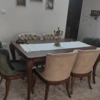 ناهار خوری ۶ نفره چوب راش مناسب جهزیه