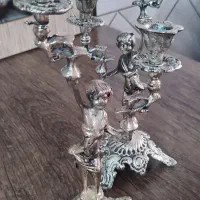 دوعددشمعدان  اصل قدیمی|کلکسیون اشیاء عتیقه|داران, |دیوار