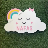 چراغ خواب کودک ابر پرگیس وود|چراغ خواب و آباژور|شیراز, شهرک گلدشت حافظ|دیوار