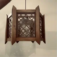 لوستر چوبی سایز بزرگ کاملا تمیز