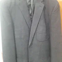 یک قواره کت کتان  کم کارکرده سایز۵۶ در رشت آبی|لباس|رشت, چله خانه|دیوار