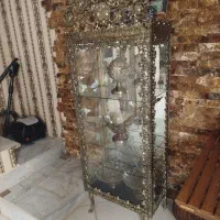 ویترین،ساعت قَدی طرح برنز