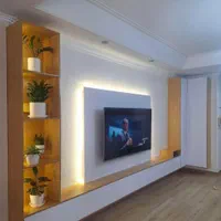 ساخت کابینت کمد دیواری تخت تاشو دکور|مصالح و تجهیزات ساختمان|پرند, فاز ۶|دیوار