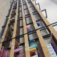 قفسه پروفیل و چوب|کتابخانه، شلف، قفسه‌های دیواری|آمل, |دیوار