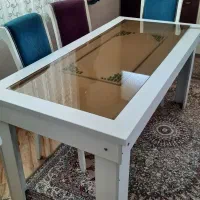 میز غذا خوری ۶نفره همراه با ۶صندلی|میز و صندلی غذاخوری|اراک, |دیوار