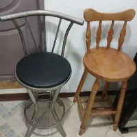 دو عدد صندلی اوپن در حد نو