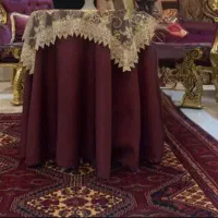 میز خاطره  با ساتن تور منجوق  نو