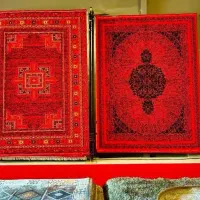 فروش انواع فرش های ابریشمی/پتینه تراکم بالا%%نورا|فرش|بوشهر, |دیوار