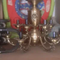 لوستر برنجی|لوستر و چراغ آویز|دامغان, |دیوار