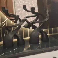 جاشمعی شمعدان مشکی