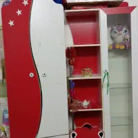 کمد کودک سالم با ویترین و کتابخانه