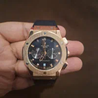 ساعت هابلوت سه موتوره گولد