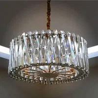 لوستر کریستال سقفی مدرن 10 شاخه 50 سانتی|لوستر و چراغ آویز|تهران, نیروی هوایی (پیروزی)|دیوار