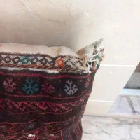 پشتی دستبافت هشتاد ساله آنتیک|پشتی|مشهد, کلاهدوز|دیوار