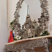 آینه شمعدان|آینه|تبریز, |دیوار