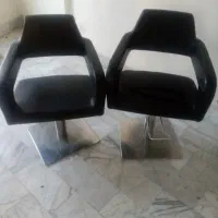 یک جفت صندلی پایه ثابت  جک دار متحرک
