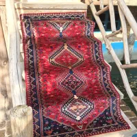 تعدادی فرش و گلیم عشایری|فرش|مشهد, هنرستان|دیوار