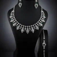 ست جواهری نقره وارداتی