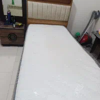 تخت خواب یکنفره همراه تشک طبی
