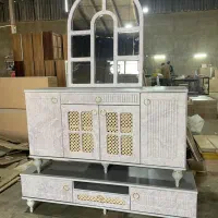 ست آیینه کنسول میز t.v جاکفشی|بوفه، ویترین، کنسول|یزد, |دیوار